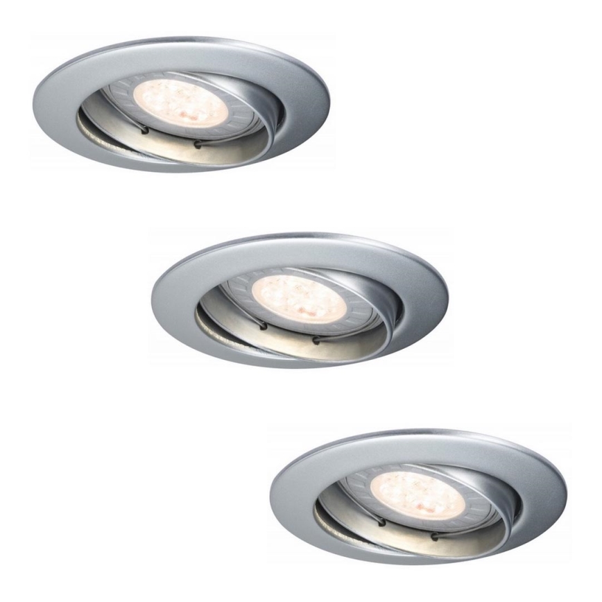 Paulmann 92516 - komplekt 3x LED-GU10/3,5W vannitoa ripplaevalgusti PREMIUM LINE 230V