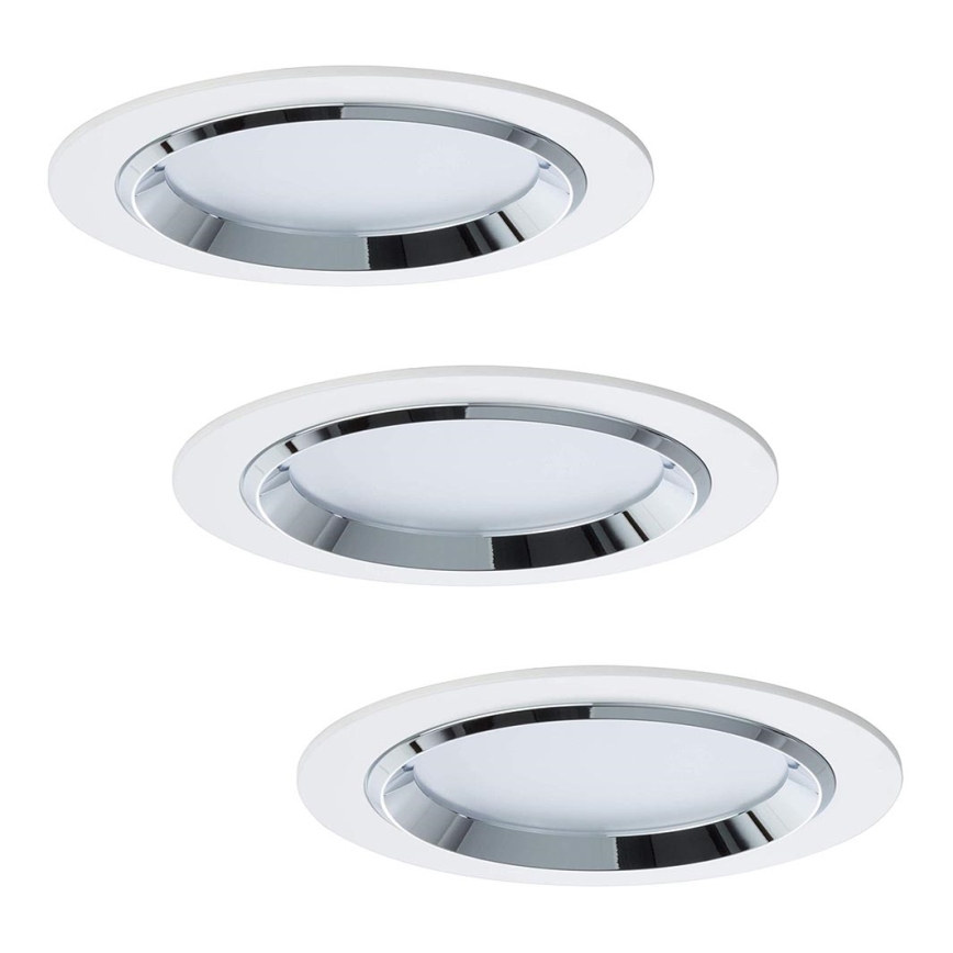 Paulmann 92693 - KOMPLEKT 3xLED/8W Hämardatav süvisvalgusti PREMIUM LINE 230/