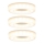 Paulmann 92704 - KOMPLEKT 3xLED/5,5W Ripplaevalgusti BAGEL 230V