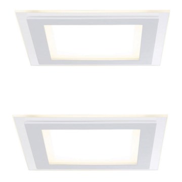 Paulmann 92706 - KOMPLEKT 2xLED/7,5W Hämardatav süvistatav valgusti DECODICE 230V
