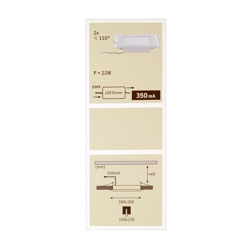 Paulmann 92706 - KOMPLEKT 2xLED/7,5W Hämardatav süvistatav valgusti DECODICE 230V