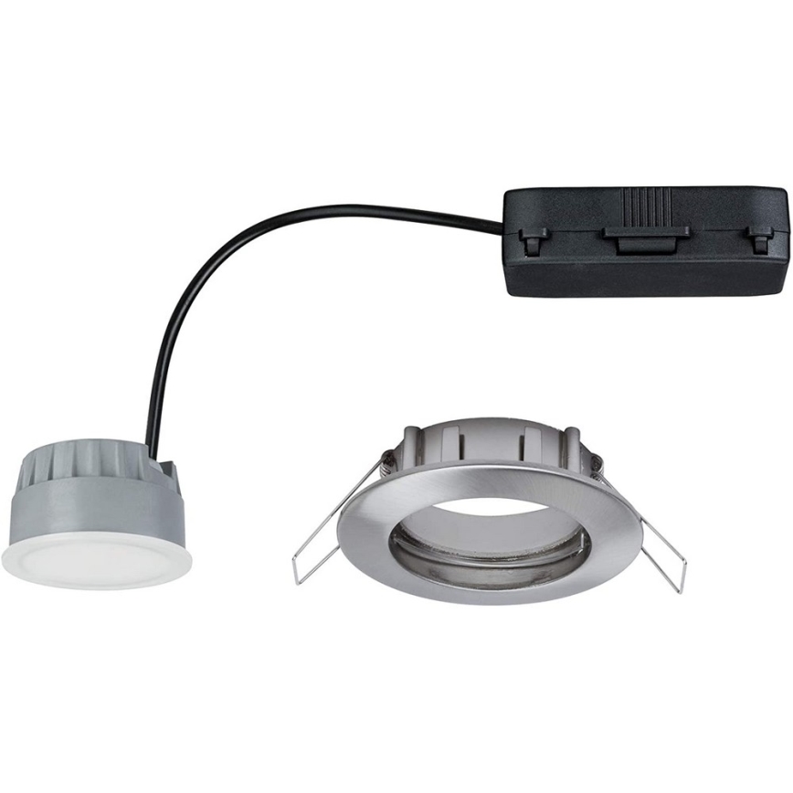 Paulmann 92827 - KOMPLEKT 3xLED/7W IP44 Hämardatav süvistatav valgusti vannituppa COIN 230V