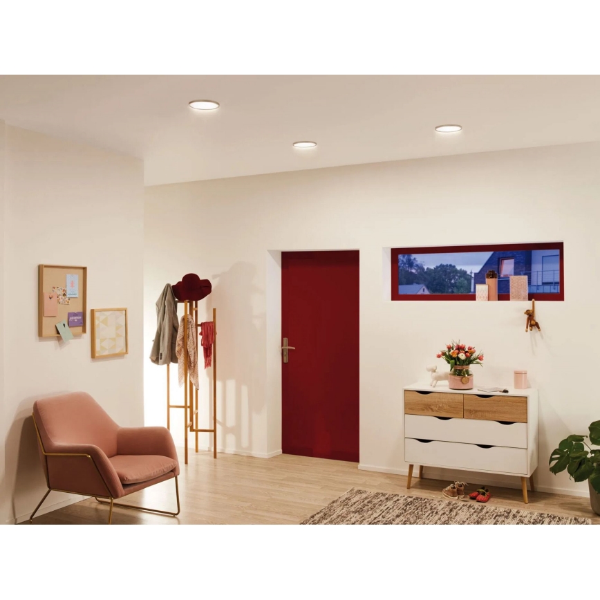Paulmann 92946 - LED/11W IP23 Vannitoa lae sissepaigaldatav valgusti AREO 230V läbimõõt 18 cm mattkroom