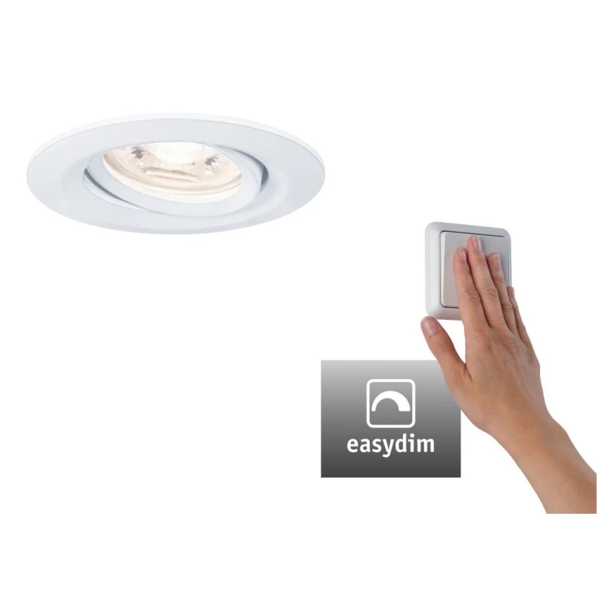Paulmann 92970 - LED/4,2W IP23 Hämardatav süvistatav valgusti vannituppa COIN 230V