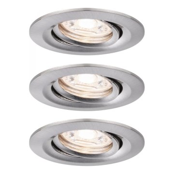 Paulmann 92973 - KOMPLEKT 3xLED/4,2W IP23 Hämardatav valgusti vannituppa COIN 230V