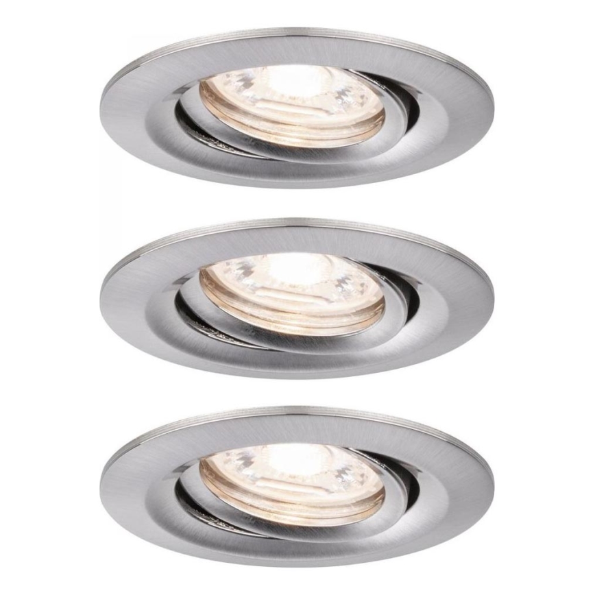 Paulmann 92973 - KOMPLEKT 3xLED/4,2W IP23 Hämardatav valgusti vannituppa COIN 230V