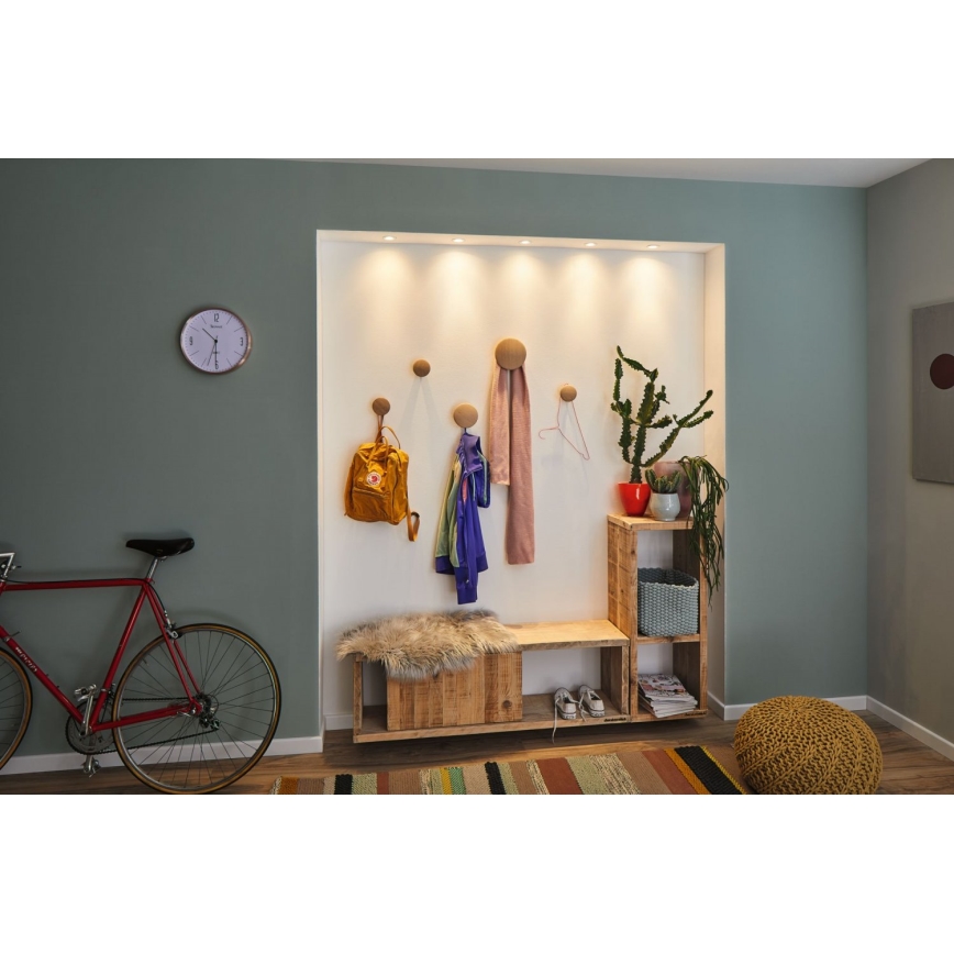 Paulmann 92973 - KOMPLEKT 3xLED/4,2W IP23 Hämardatav valgusti vannituppa COIN 230V