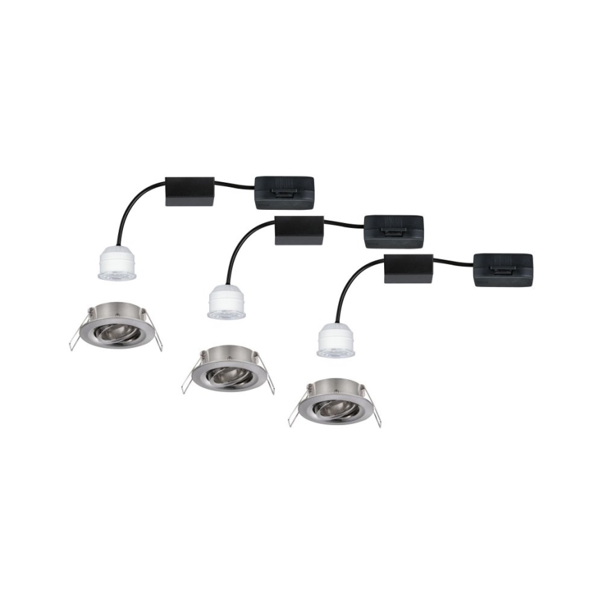 Paulmann 92973 - KOMPLEKT 3xLED/4,2W IP23 Hämardatav valgusti vannituppa COIN 230V