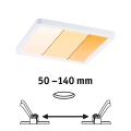 Paulmann 92993 - LED/13W IP44 Vannitoa süvisvalgusti AREO 230V 2000/3000/4000K 17,5x17,5 cm valge