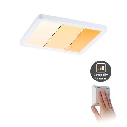 Paulmann 92993 - LED/13W IP44 Vannitoa süvisvalgusti AREO 230V 2000/3000/4000K 17,5x17,5 cm valge