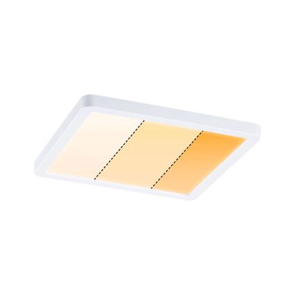 Paulmann 92993 - LED/13W IP44 Vannitoa süvisvalgusti AREO 230V 2000/3000/4000K 17,5x17,5 cm valge