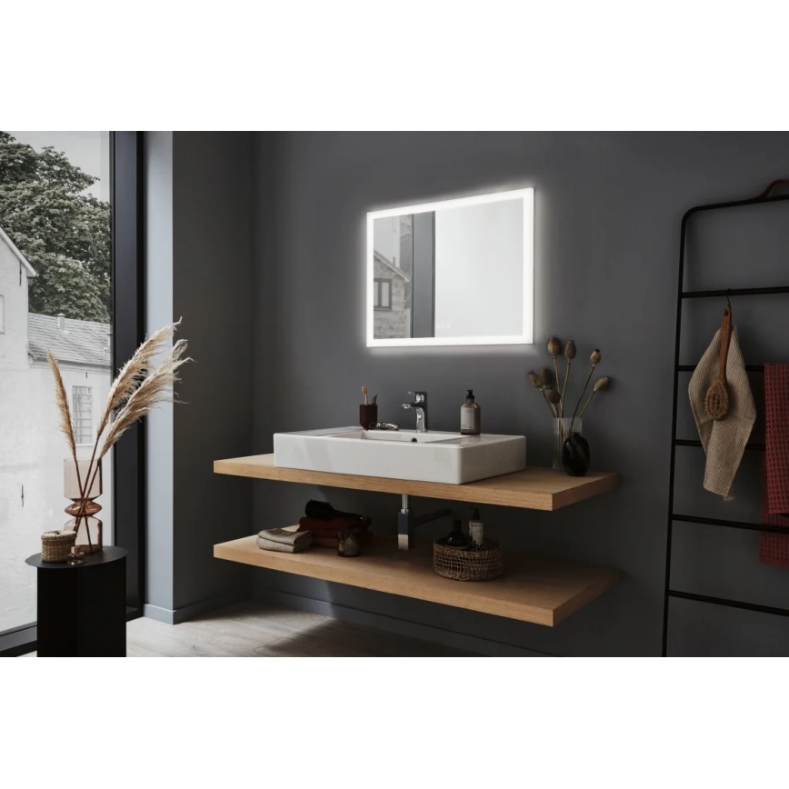 Paulmann 93013 - LED/22W IP44 Hämardatav kütteelemendi ja taustvalgustusega peegel vannituppa 230V  2700/4000/6500K