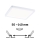 Paulmann 93059 - LED/13W IP44 Hämardatav vannitoa laessehitatav valgusti AREO 230V 17,5x17,5 cm valge