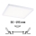 Paulmann 93060 - LED/16W IP44 Hämardatav vannitoa süvistatav valgusti AREO 230V 23x23 cm valge