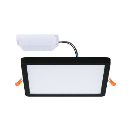 Paulmann 93101 - LED/13W IP44 vannitoa lae alla paigaldatav valgusti AREO 230V 2000/3000/4000K 17,5x17,5 cm must