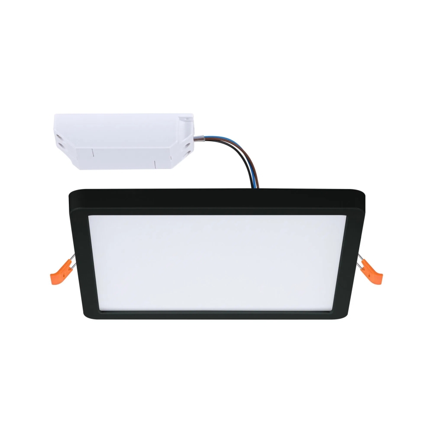 Paulmann 93101 - LED/13W IP44 vannitoa lae alla paigaldatav valgusti AREO 230V 2000/3000/4000K 17,5x17,5 cm must