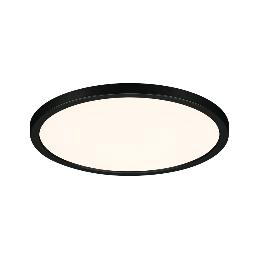 Paulmann 93102 - LED/16W IP44 AREO vannitoa süvistatav laevalgusti 230V 2000/3000/4000K Ø 23 cm must