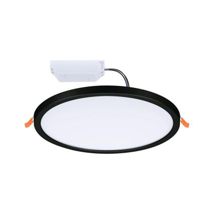 Paulmann 93102 - LED/16W IP44 AREO vannitoa süvistatav laevalgusti 230V 2000/3000/4000K Ø 23 cm must