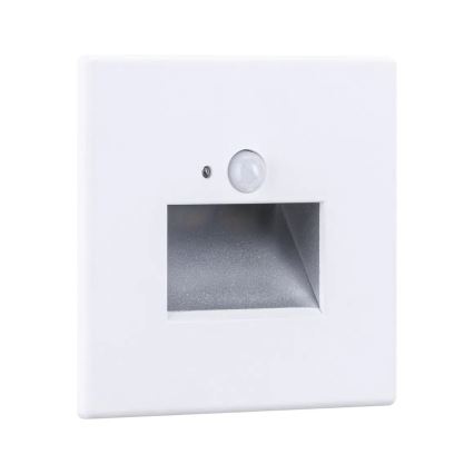 Paulmann 93133 - LED/1,2W Trepivalgusti anduriga EDGE 230V valge