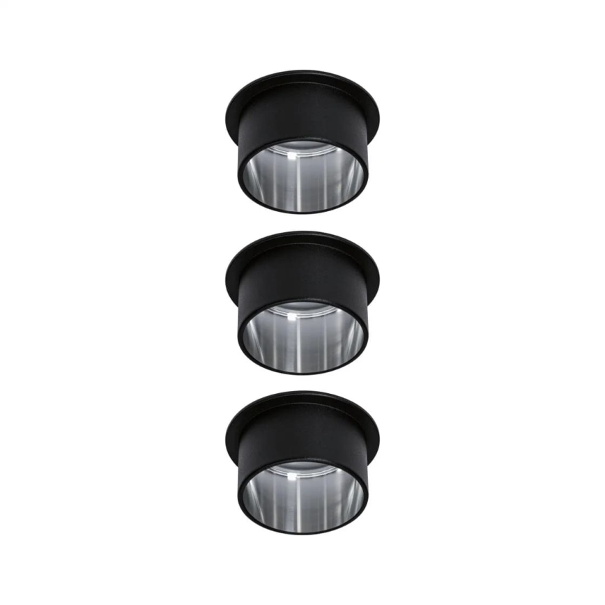 Paulmann 93383 - KOMPLEKT 3xLED/6W IP44 Hämardatav süvistatav valgusti vannituppa GIL 230V