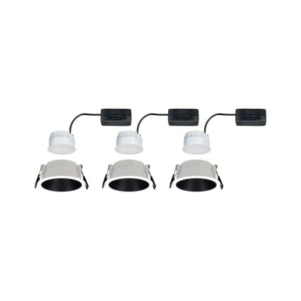 Paulmann 93402 - KOMPLEKT 3xLED/6W IP44 Hämardatav süvistatav valgusti vannituppa COLE 230V