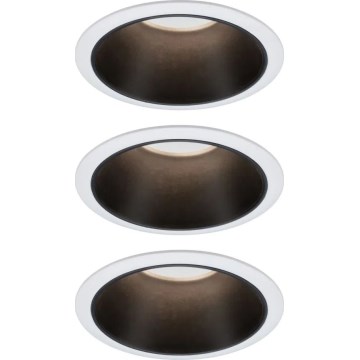 Paulmann 93402 - KOMPLEKT 3xLED/6W IP44 Hämardatav süvistatav valgusti vannituppa COLE 230V