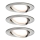 Paulmann 93483 - KOMPLEKT 3xLED/6,5W IP23 Hämardatav süvistatav vannitoavalgusti NOVA 230V