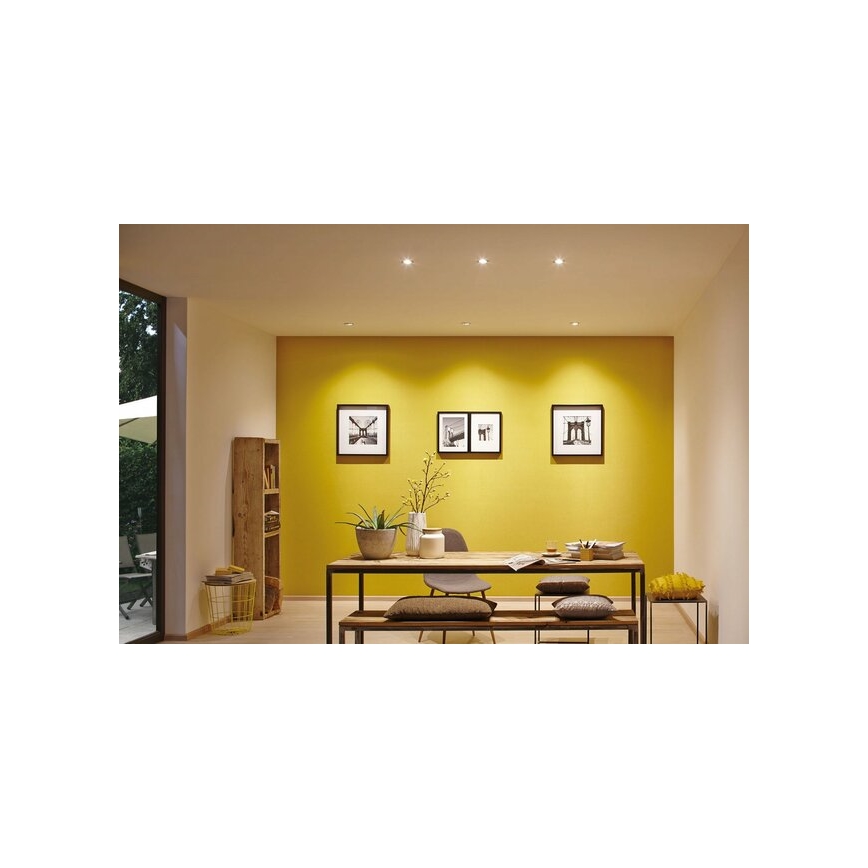 Paulmann 93483 - KOMPLEKT 3xLED/6,5W IP23 Hämardatav süvistatav vannitoavalgusti NOVA 230V