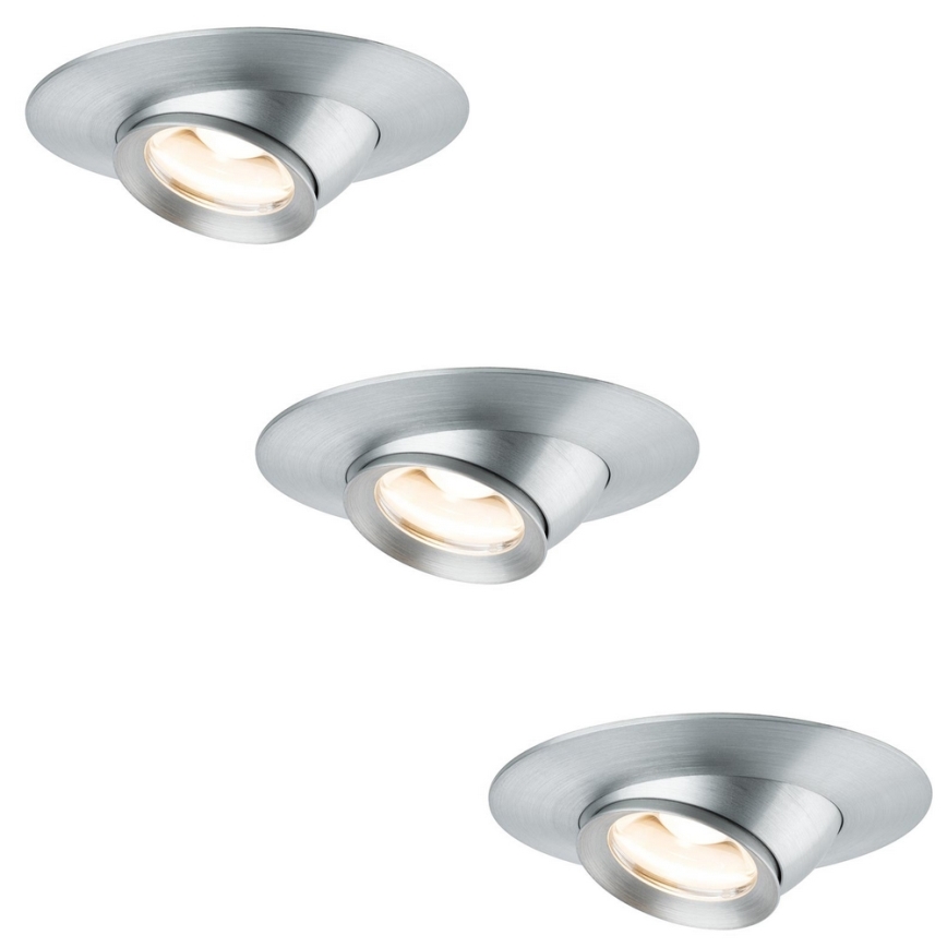Paulmann 93579 - KOMPLEKT 3xLED/3,8W Süvistatav laevalgusti PREMIUM LINE 230V