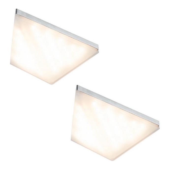 Paulmann 93584 - KOMPLEKT 2xLED/6,2W IP44 Mööblivalgustus KITE 230V