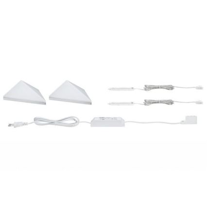 Paulmann 93584 - KOMPLEKT 2xLED/6,2W IP44 Mööblivalgustus KITE 230V