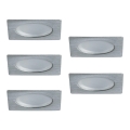 Paulmann 93587 - KOMPLEKT 5xLED/0,4W Süvistatav valgusti 12V/230V 2700K