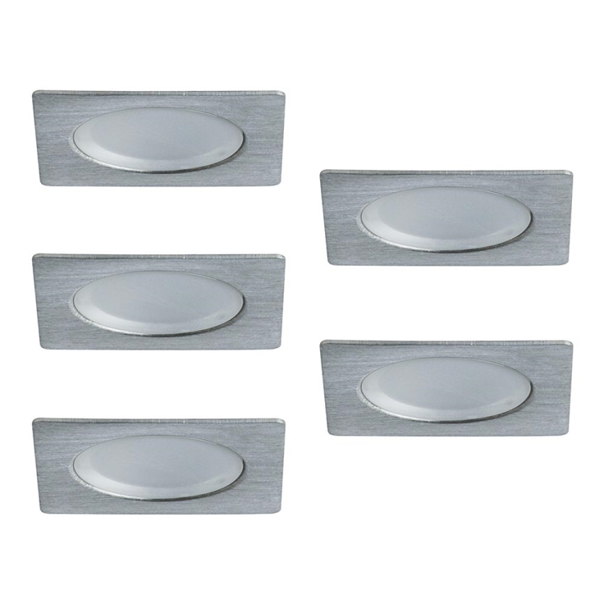 Paulmann 93587 - KOMPLEKT 5xLED/0,4W Süvistatav valgusti 12V/230V 2700K