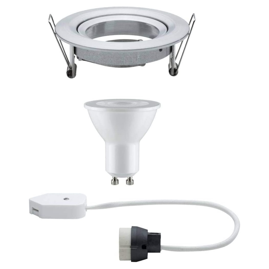 Paulmann 93602 - LED GU10/7W IP23 Hämardatav vannitoavalgusti NOVA 230V