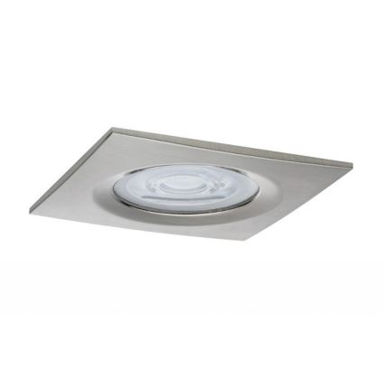 Paulmann 93611 - LED-GU10/7W IP44 Hämardatav süvistatav vannitoavalgusti NOVA 230V