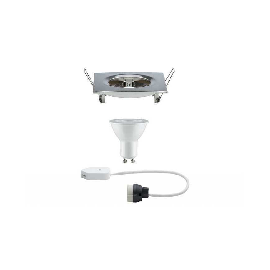 Paulmann 93611 - LED-GU10/7W IP44 Hämardatav süvistatav vannitoavalgusti NOVA 230V