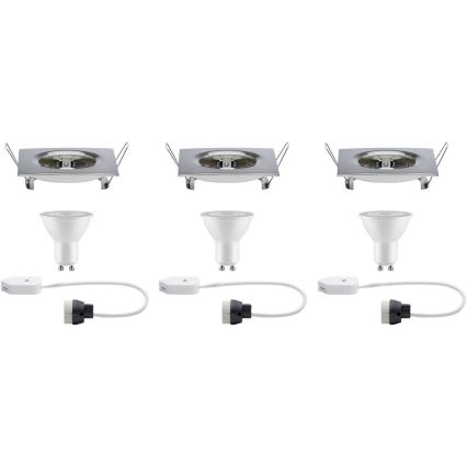 Paulmann 93615 - 3x LED/7W IP44 hämardatav süvisvalgusti vannituppa