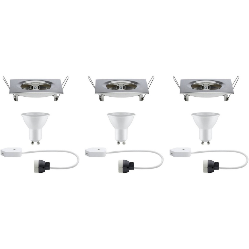 Paulmann 93615 - 3x LED/7W IP44 hämardatav süvisvalgusti vannituppa