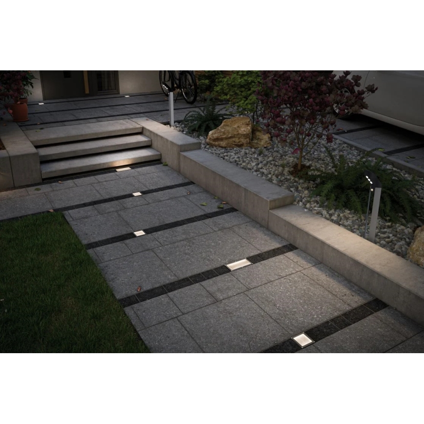 Paulmann 93774 - LED/0,24W IP67 Päikesepaneeliga sissesõiduteevalgusti CUBE 1,2V 1200 mAh