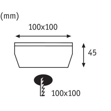 Paulmann 93774 - LED/0,24W IP67 Päikesepaneeliga sissesõiduteevalgusti CUBE 1,2V 1200 mAh