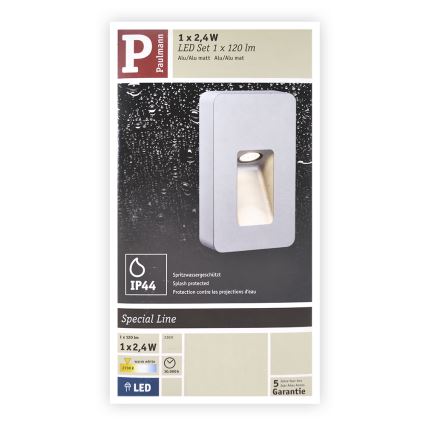 Paulmann  93825 - LED/2,4W IP44 Seinavalgusti õue SPECIAL LINE 230V