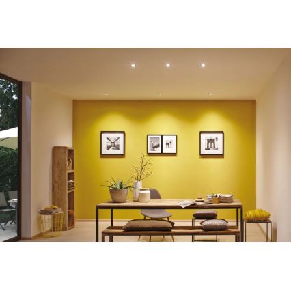 Paulmann 93895 - KOMPLEKT 3xLED/6W IP44 Hämardatav süvistatav valgusti vannituppa NOVA 230V