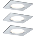 Paulmann 93895 - KOMPLEKT 3xLED/6W IP44 Hämardatav süvistatav valgusti vannituppa NOVA 230V