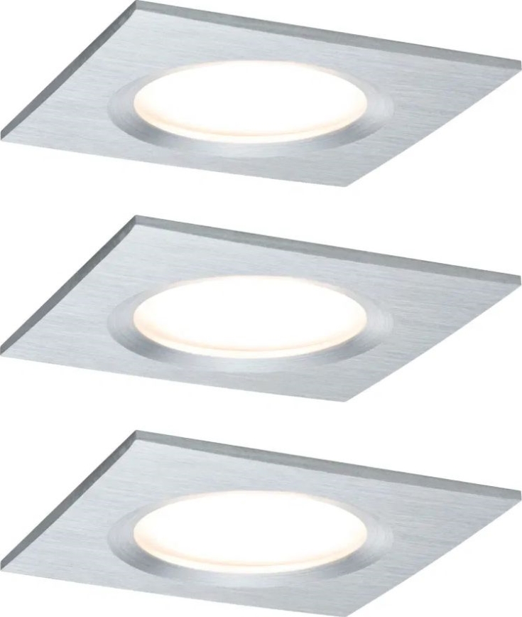 Paulmann 93895 - KOMPLEKT 3xLED/6W IP44 Hämardatav süvistatav valgusti vannituppa NOVA 230V