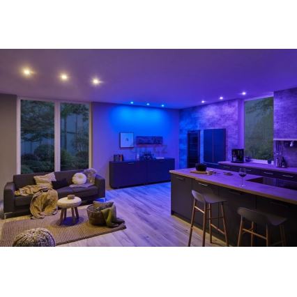 Paulmann 93940 -KOMPLEKT 3x LED RGBW/2W IP23 Hämardatav süvistatav valgusti vannituppa 230V