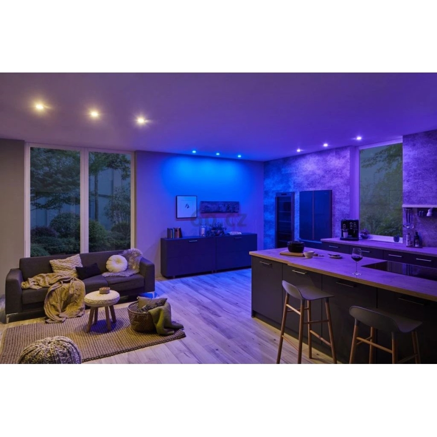Paulmann 93940 -KOMPLEKT 3x LED RGBW/2W IP23 Hämardatav süvistatav valgusti vannituppa 230V