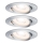 Paulmann 93943 - KOMPLEKT 3xLED/6,8W IP23 Hämardatav vannitoa süvistatav laevalgusti COIN 230V