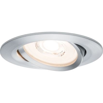 Paulmann 93943 - KOMPLEKT 3xLED/6,8W IP23 Hämardatav vannitoa süvistatav laevalgusti COIN 230V