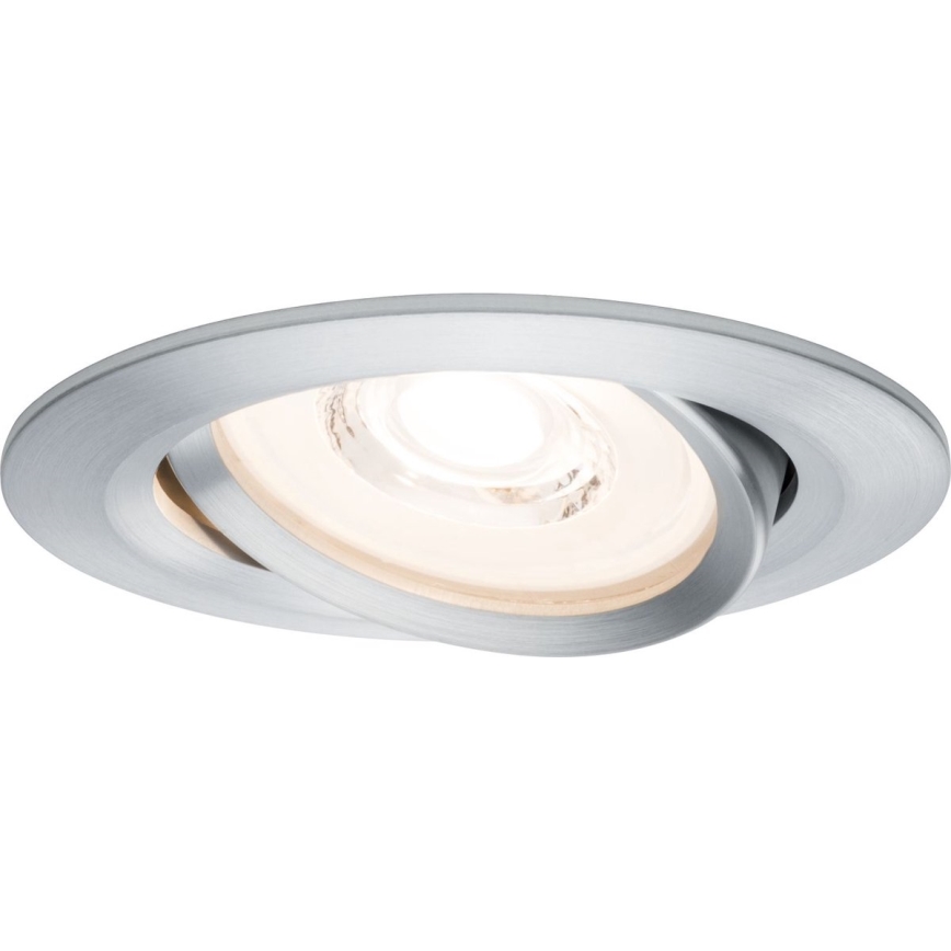 Paulmann 93943 - KOMPLEKT 3xLED/6,8W IP23 Hämardatav vannitoa süvistatav laevalgusti COIN 230V