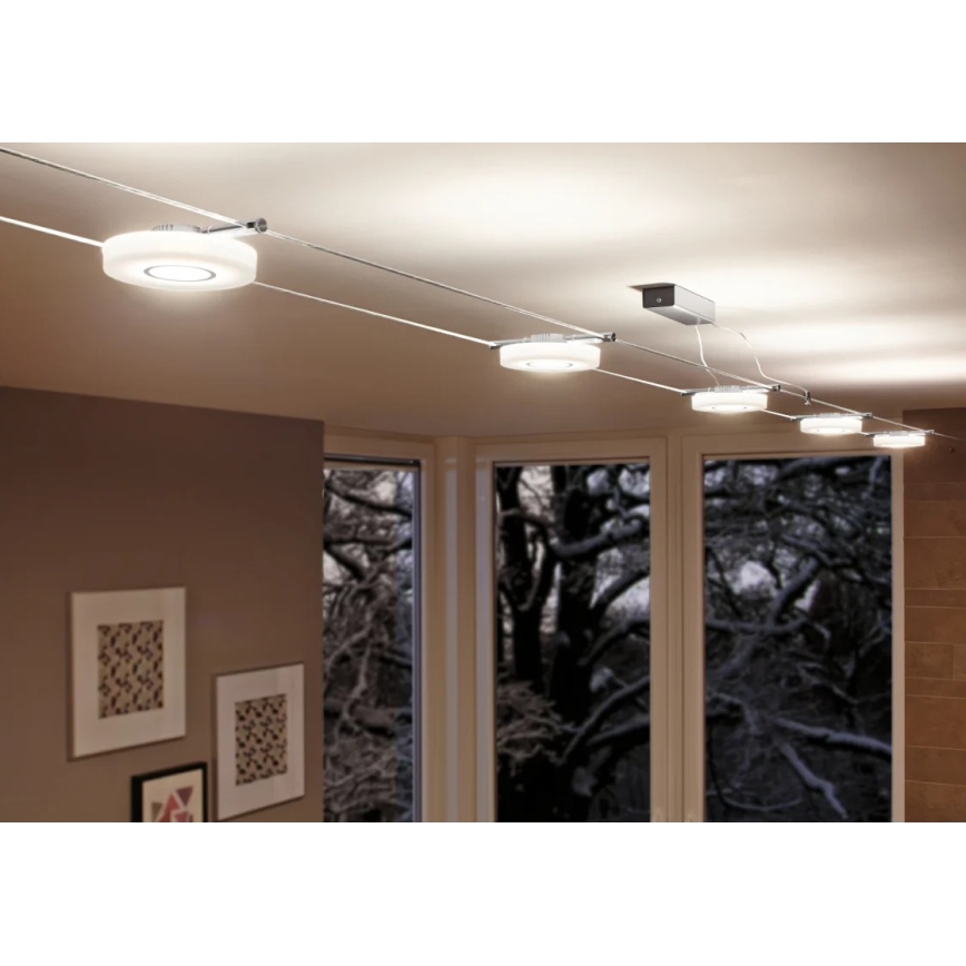 Paulmann 94090 - LED/4W Kohtvalgusti nöörisüsteemile DISC 12V valge